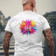 Happy Holi Festival Of Colours T-Shirt mit Rückendruck Geschenke für alte Männer