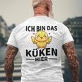 Ich Bin Das Küken Hier Kücken T-Shirt mit Rückendruck Geschenke für alte Männer