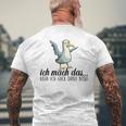 Ich Machch Das X Aber Ich Guck Dabei Böse -Ogel Seagull Ironie T-Shirt mit Rückendruck Geschenke für alte Männer