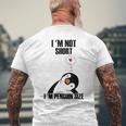 I'm Not Short I'm Penguin Size Divertente Per Gli Amanti Dei Pinguini T-shirt da uomo con stampa posteriore Regalos para ancianos