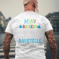 Kinder Alles Gute Zum Richtfest Mini Bauherr 2023 House Building T-Shirt mit Rückendruck Geschenke für alte Männer