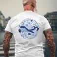 La Ballena Amante De Los Animales Amante De La Naturaleza Animal Marino Sin Mangas Camiseta Hombre Estampado Espalda Regalos para ancianos