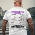 La Consapevolezza Della Fibromialgia Non Giudica Ciò Che Non Capisci T-shirt da uomo con stampa posteriore Regalos para ancianos