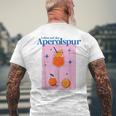 Leben Auf Der Aperolspur Hallöchen Aperölchen Spritz Stars T-Shirt mit Rückendruck Geschenke für alte Männer