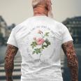 Little Prince Intage Con Motivo Botanico Motivo T-shirt da uomo con stampa posteriore Regalos para ancianos