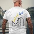 Lust Auf Rust Roller Coaster Amusement Park T-Shirt mit Rückendruck Geschenke für alte Männer