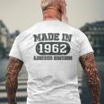 Made In 1962 62 Compleanno Regalo 62 Anni Donna Uomo T-shirt da uomo con stampa posteriore Regalos para ancianos