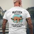 Matura Geschafft 2023 T-Shirt mit Rückendruck Geschenke für alte Männer