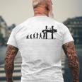 Meccanico Meccanico Meccanico Artigiano Di Evoluzione Meccanica T-shirt da uomo con stampa posteriore Regalos para ancianos