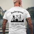 Meine Heimat Glück Auf Zechen Aus Dem Ruhr Region T-Shirt mit Rückendruck Geschenke für alte Männer