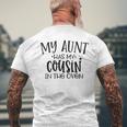 Meine Tante Hat Meinen Cousin Im Ofen Cousin Baby T-Shirt mit Rückendruck Geschenke für alte Männer