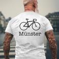 Münster Leeze Bicycle Münsterland Principalmarkt Gray S T-Shirt mit Rückendruck Geschenke für alte Männer