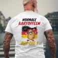 Normale Kartoffeln Auf Die 1 Meme T-Shirt mit Rückendruck Geschenke für alte Männer