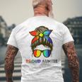 Orgoglioso Zia Disordinato Panino Arcobaleno Zia Gay Bi Pan Amore Orgoglio T-shirt da uomo con stampa posteriore Regalos para ancianos