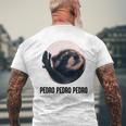 Pedro Pedro Raccoon X Meme Racoon Selfie Dance T-Shirt mit Rückendruck Geschenke für alte Männer