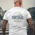 Retro Styleintage Portugal T-Shirt mit Rückendruck Geschenke für alte Männer