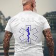 Ruolo Operatore Oss Reparto Ospedaliero Sanitario4 T-shirt da uomo con stampa posteriore Regalos para ancianos