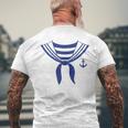 Sailor Costume Sailor Sailor Sailor T-Shirt mit Rückendruck Geschenke für alte Männer