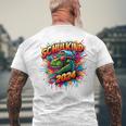 Schulkind 2024Rex Dino School T-Shirt mit Rückendruck Geschenke für alte Männer