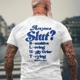 Sei Una Troia Sensibile Amorevole Brutto Grido Cercando Divertente T-shirt da uomo con stampa posteriore Regalos para ancianos