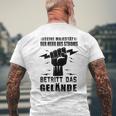 Seine Majestät Der Lord Des Stroms Betritt Das Gelänen Seine Majestät Der L S T-Shirt mit Rückendruck Geschenke für alte Männer