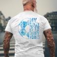 SoccerMy Goal Is To Deny Yours Kid Boy Youth Men's T-shirt Back Print Gifts for Old Men