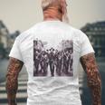 Straight Outta Maga Trump 2024 Men's T-shirt Back Print Gifts for Old Men
