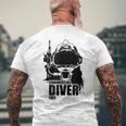 Subacqueo Commerciale Britannico T-shirt da uomo con stampa posteriore Regalos para ancianos