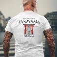 Takayama Regione Di Hida Giappone Hie-Jinja Disegno T-shirt da uomo con stampa posteriore Regalos para ancianos