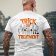 Trick Or Treatment Pt Physical Therapy Therapist Halloween Men's T-shirt Back Print Gifts for Old Men