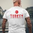 Turkey Milli Takim Turkey T-Shirt mit Rückendruck Geschenke für alte Männer