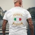 Un Giorno Lasciai Piemonte Ma Piemonte Non Mi Lasciò Mai T-shirt da uomo con stampa posteriore Regalos para ancianos
