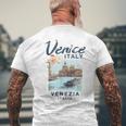 Venice Italy Enice Italiaintage T-Shirt mit Rückendruck Geschenke für alte Männer