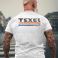 Vintage 1980S Style Texel Netherlands T-Shirt mit Rückendruck Geschenke für alte Männer