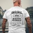 Vintage Original 1946 Geboren Jahrgang 1946 T-Shirt mit Rückendruck Geschenke für alte Männer