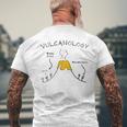 Vulcanologi Geologo Magmaolcano T-shirt da uomo con stampa posteriore Regalos para ancianos