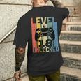 18 Anni Compleanno Regaloideogiochi Level 18 Unlocked T-shirt da uomo con stampa posteriore Regalos para él