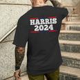 2024 Kamala Harris T-Shirt mit Rückendruck Geschenke für Ihn