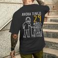29 Cumpleaños Ahora Tengo 29 Años Divertido Aniversario Camiseta Hombre Estampado Espalda Regalos para él