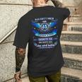 65Th Birthday Als Gott Michor 65 Jahre Schuf Grinste Er 65Th T-Shirt mit Rückendruck Geschenke für Ihn