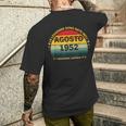 72 Anni Compleanno Uomo Donna Regalo Agostointage 1952 T-shirt da uomo con stampa posteriore Regalos para él