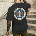 Agenzia Nazionale Di Sicurezza Nsa Intelligence Militare Spy Eagle T-shirt da uomo con stampa posteriore Regalos para él