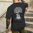 Albero Chitarra T-shirt da uomo con stampa posteriore Regalos para él