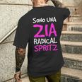 Alcol Divertente Regalo Zia Radical Spritz T-shirt da uomo con stampa posteriore Regalos para él