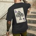 Alice In Wonderland We're All Mad Here Ace Of Spades T-Shirt mit Rückendruck Geschenke für Ihn