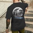 Alien Ufo Space Alien T-Shirt mit Rückendruck Geschenke für Ihn