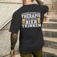 Andere Gehen Zur Therapie Ich Gehe Bier Trinken T-Shirt mit Rückendruck Geschenke für Ihn