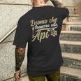 Apicoltore Divertente L'uomo Che Sussurra Alle Api T-shirt da uomo con stampa posteriore Regalos para él