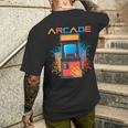 Arcade Gaming Retro Controller Game Over Play Console Giochi T-shirt da uomo con stampa posteriore Regalos para él