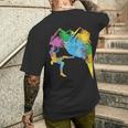 Arrampicata Su Roccia Arrampicatore Retro Bouldering T-shirt da uomo con stampa posteriore Regalos para él